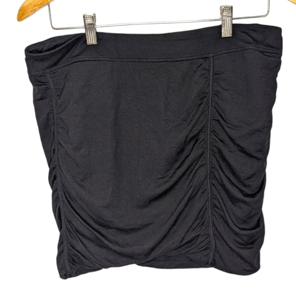 Athleta Odyssey Twisted Ruche Skirt Size Woman's Large